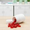 10 Pack 1.8oz Travel Pill Bottles - White Food Grade Plastic with Screw Caps & Labels, Small Pill Organizer for Pills, Vitamins, Capsules view 4