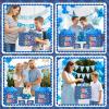 Big Brother Gift Bag for Men Boys, Wave Star Big Bro Gift Bag with Tissue Paper and Greeting Card Blue Wrapping Paper Brother Birthday Party Decoration for Men Kid Baby Boy Birthday Party Supplies view 4