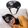 Animals Bald Eagle Eye Mask for Sleeping Soft Satin Sleep Shade Cover Blindfold with Elastic Strap Travel Nap Blackout Eye Shade Cover for Women Men view 2