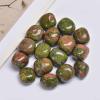 JBNCRYGD Healing Crystals Natural Flower Green Gemstone Rolling Stone Aromatherapy Diffuser Mining Ore Large Particle Fish Tank Potted Crystal Crystal Decor 20-30mm,1000g view 3
