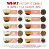 iTeaworld China Flower Tea Series, 10 Different Tea Variety Pack(Jasmine Green Tea, Rose Black Tea, Pomelo Blossom Oolong ect.), Each Flavor Comes With 2 Packs Of Loose Leaf Tea Sampler, A Great Tea Bags Variety Pack Gift Set, 3.5oz view 3