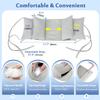 Mybow Head Stabilizer, Head Support Pillow for Elderly Back Sleeping Aid for Post Surgery Recovery, Recliner & Wheelchair Headrest Cushion, Adjustable Neck Cradle (Grey) view 2