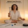 Tuning Forks for Healing Set 128Hz 256Hz 512Hz 528Hz with Sound Therapy Frequency Kit with Activator, Mallet, Massage Base and Storage Bag view 2