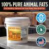 Farmer Bob's 100% Beef Tallow for Cooking, 7 lb Bucket - Made in USA view 2