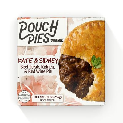 Pouch Pies Steak & Kidney Meat Pie Frozen Savory Pies with Flaky Puff Pastry (12 Count) Savory Meat Pie Comfort Food Family Meal