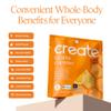 Create Creatine Gummies for Men & Women NSF Certified, Made with Creapure Creatine Monohydrate, Great Tasting, Anti-Melting Formula, 30ct Standup Pouch, 90 Gummies (Orange) view 4