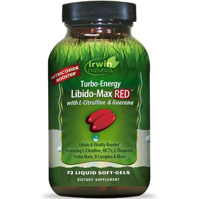Irwin Naturals Turbo-Energy Libido-Max RED 72 Softgel