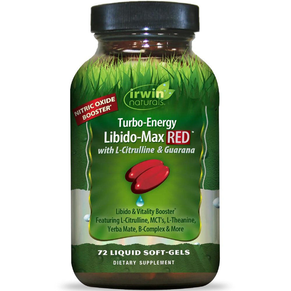 Irwin Naturals Turbo-Energy Libido-Max RED 72 Softgel