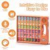 AAC Device for Autism with Grip Handle - 40 Pre-Installed Buttons & 8 Programmable Keys, Non-Verbal Communication Tool for Speech Therapy, Stroke Rehab & Aphasia, Adjustable Volume Talking Aid view 4