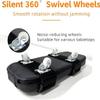 Arm Rehabilitation Assisting Equipment, Shoulder Rehab Skateboard On The Desktop with 360 Roating Wheels, Arm Skateboard for Hemiplegia Patients, Stroke Victims, Overweight People.(Black) view 3