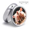 Cute Pigs Pill Box,3 Compartments Round Small Pills Case Moisture-Proof Portable Pill Container for Travel Vitamins Fish Oil Supplements view 2