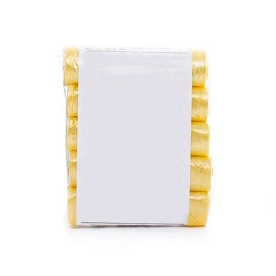 Extra Thick Leakproof Drawstring Trash Bags - Tear-Resistant Garbage Bags for Kitchen, Home, and Office Use(Yellow)