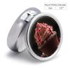 Valentine's Day Cupcakes Pill Box,3 Compartments Round Small Pills Case Moisture-Proof Portable Pill Container for Travel Vitamins Fish Oil Supplements view 2