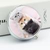 Cats Pill Box,3 Compartments Round Small Pills Case Moisture-Proof Portable Pill Container for Travel Vitamins Fish Oil Supplements view 4