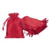 PATIKIL Satin Drawstring Favor Bags, (4" x 3", Burgundy) (12Pcs), Satin Gift Bags Gift Pouches with Drawstrings, Suit for - Wedding/Festival/Birthday/Celebration view 1