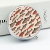 Salmon Pill Box,3 Compartments Round Small Pills Case Moisture-Proof Portable Pill Container for Travel Vitamins Fish Oil Supplements view 4