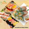 Apexy Vietnamese Fresh Spring Roll Rice Paper, 12 oz Non-Stick Rice Wrappers for Fresh & Summer Rolls (Pack of 6, Value Pack) view 4