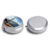 San Francisco Golden Gate Bridge Pill Box,3 Compartments Round Small Pills Case Moisture-Proof Portable Pill Container for Travel Vitamins Fish Oil Supplements view 3