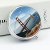 San Francisco Golden Gate Bridge Pill Box,3 Compartments Round Small Pills Case Moisture-Proof Portable Pill Container for Travel Vitamins Fish Oil Supplements view 4