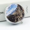 Rocks Scenic Pill Box,3 Compartments Round Small Pills Case Moisture-Proof Portable Pill Container for Travel Vitamins Fish Oil Supplements view 4