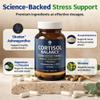 1 Body Cortisol Support for Women & Men Ashwagandha, Phosphatidylserine & Saffron Stress Relief, Calm Mood, Balanced Energy & Sleep Support Vegan view 4