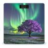 Artistic Purple Tree Bathroom Scale Digital Weight Scale Precision 400 Lbs Weighing Scales Large with LCD Backlight Display BMI Measures view 1