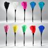 BE-TOOL 2 PCS 14 Inch Turkey Feather Duster, Gentle Style Dusting Tool for Home/Office Delicate Surfaces (Navy Blue) view 4