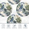 Greencian 50Pcs Vintage Chinoiserie Paper Plates 10 Inch Large Heavy Duty view 2