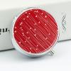 Portable Pill Box 3 Compartments, Small Round Metal Medicine Organizer for Pocket, Romantic Heart Shape Pill Case for Vitamins, Fish Oil, Supplement & Travel view 4