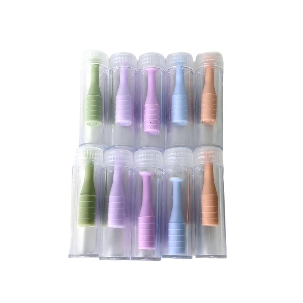 10-Pack Contact Lens Remover Tool, Plunger-Style Soft & Hard Lens Applicator | Gentle Rubber Tip Remover for Easy, Sanitary Daily Use, Helps with Hygienic Insertion and Removal of Soft Contact Lenses