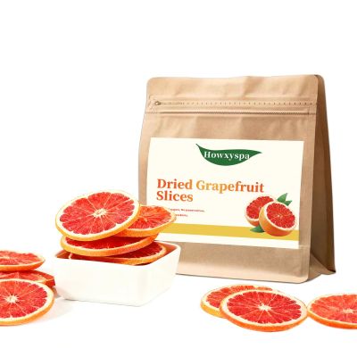 Dried Grapefruit Slices, 3 oz Natural Dehydrated Grapefruit for Cocktails, No Additives, No Sugar Added