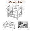 Squat Toilet Converter Frame, Ergonomic Transition Aid with Reinforced Arc Design and Non-Slip Pads for Seniors, Black view 3