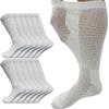 Edamon Diabetic Foot Extra-Wide Socks (Swollen Foot Type)Stretches up to 22 inches,100% cotton, thickened sole view 1