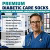 Edamon Diabetic Foot Extra-Wide Socks (Swollen Foot Type)Stretches up to 22 inches,100% cotton, thickened sole view 2