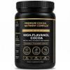 High Flavanol Cocoa Powder 1200mg Flavanols & Flavonoids per Serving 10X Concentrated Cocoa Extract with 600mg Epicatechin Premium Dark Cocoa Nutrition for Daily Use view 1