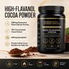 High Flavanol Cocoa Powder 1200mg Flavanols & Flavonoids per Serving 10X Concentrated Cocoa Extract with 600mg Epicatechin Premium Dark Cocoa Nutrition for Daily Use view 2