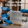 Oven Rack Cleaning Bags, No Scrub Oven Rack Cleaning Bags, Reusable Leak Proof OvenGrate CleaningBags, For Deep Soaking Grill Grates, Removable Metal Rack, BBQ Racks (23.6 x 15.7in) view 2