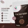 Cacao Nibs 2 LB Raw Cacao Nibs Unsweetened Crunchy Chocolate Nibs for Smoothies, Baking & Snacks Premium Cacao by Yogis Gift view 4