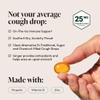 Beekeeper's Naturals Soothing Honey Ginger Lemon Cough Drops - Immune Support with Vitamin D, Zinc and Propolis Throat Soothing Lozenges, 24 Ct view 4