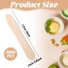 2000 Pcs Wooden Ice Cream Spoon Bulk Mini Disposable Tasting Spoons Set Wooden Small Sample Ice Cream Sticks for Dessert Sampling Crafts view 2