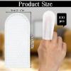 100 Pcs Finger Cots Cotton Finger Covers Protection for Fingers Tips Disposable Cloth Fingers Sleeves Protective Cover for Dog Cat Ear Cleaning view 2