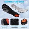 2026 New Steppers Insoles for Men Women, 4D Cloud Memory Foam Shoe Insoles Super Soft Anti-Fatigue, Arch Support for Pain Relief, Work Boot Insoles for Shock Absorbing Inserts (M10-10.5/W11-11.5) view 3