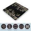 Asian Bamboo Bathroom Scale for Body Weight Bathroom Digital Electronic Weighing Scale with Back Lit LED Display Sturdy Tempered Glass Weight Watchers Scales 400lb view 3