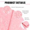 AVXINSOK 100 Sheets Pink Floral Tissue Paper 14 x 20 Inches Pink and White Vintage Flower Gift Wrapping Tissue Paper for Gift Bags Wedding Birthday Baby Shower Party Packaging Crafts view 4