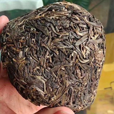 2008 Aged Yiwu Ancient Tree Mushroom Tuo Tea - Raw Puerh (2 Pack x 250g, Total 500g)