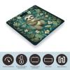 Adorable Sloth Bathroom Scale for Body Weight Bathroom Digital Electronic Weighing Scale with Back Lit LED Display Sturdy Tempered Glass Weight Watchers Scales 400lb view 3