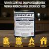 Future Essentials Freeze Dried Shredded Sharp Cheddar Cheese #2.5 Can Emergency Food Supply 25-Year Shelf Life Made in USA & Easy to Use in Recipes, 10 oz, 6-Pack view 2