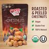 Oneg Roasted Chestnuts Peeled and Ready to Eat, 6 Pack of Organic Roasted Chestnuts 5.3oz Each, Vacuum Packed Perfect for Snacking or Holiday Treats, Ideal Peeled for Sharing view 2