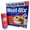 Aussie Made Weet-Bix 97% Wholegrain (1.2kg VALUE PACK 72 BIX) By Sanitarium Australia. Low in Sugar. Goodness and Energy with Soda Pops view 1