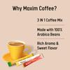 Korean Instant Coffee Mix Variety Pack, 30 Sticks (3 Flavors) - Maxim Mocha Gold, Original, White Mocha, 3-in-1 with Creamer and Sugar - Coffee Gift Set view 3